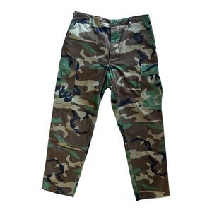 USGI Woodland Camo Combat Cargo Trousers Medium Regular 34x31